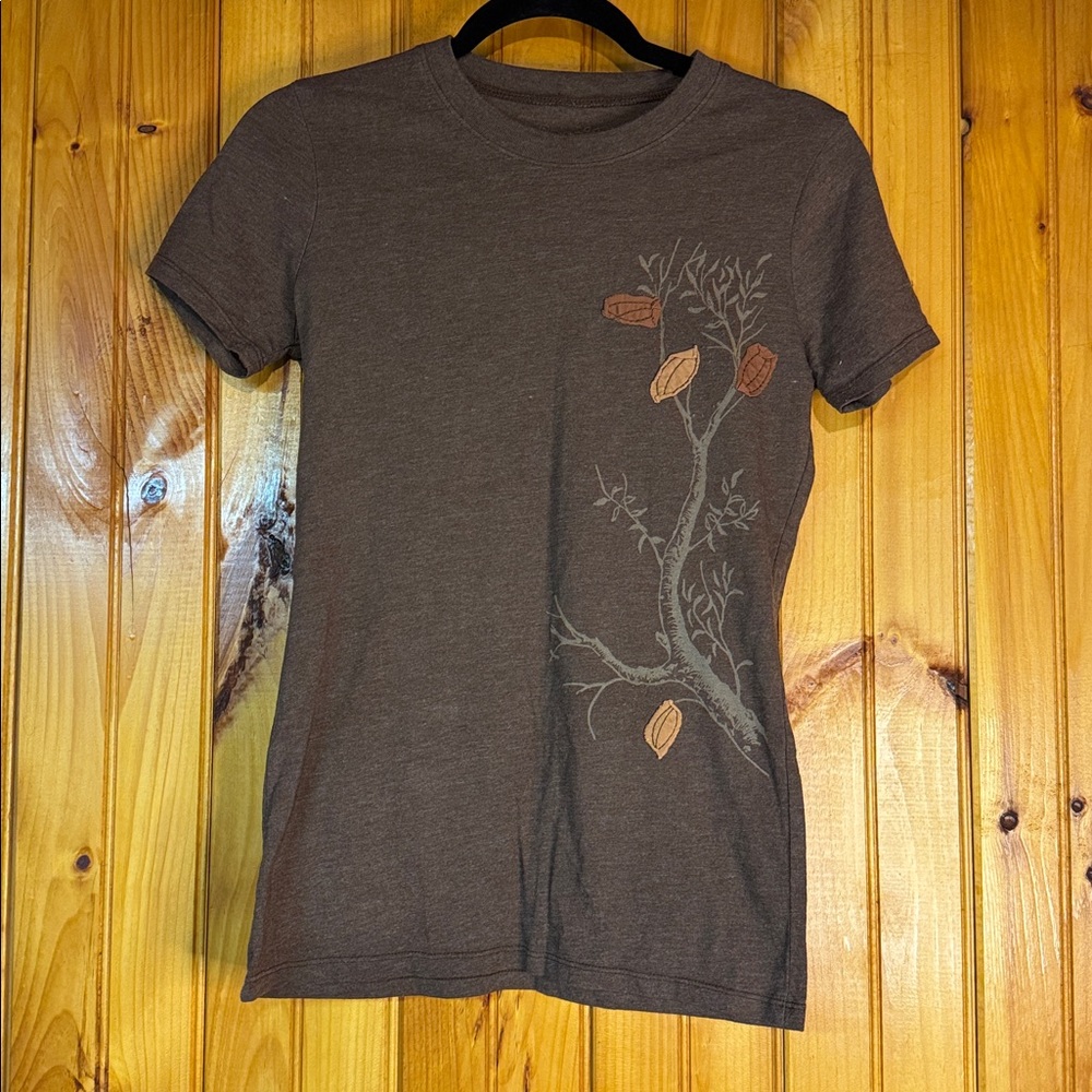 Fossil Brown Casual Tee - Picture 1 of 7